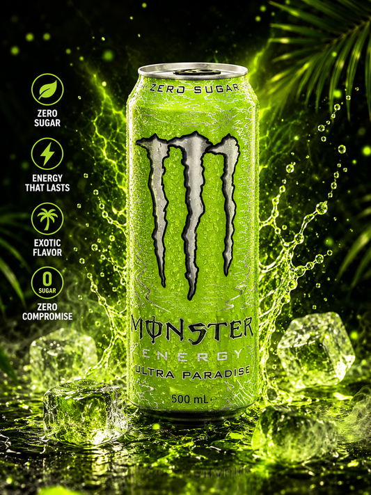 Monster Energy Drink Ultra Paradise 500 ml ( pack of 2)