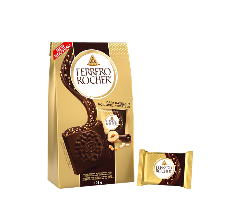 Ferrero Rocher Dark Chocolate with Hazelnuts – 105g | (Switzerland)