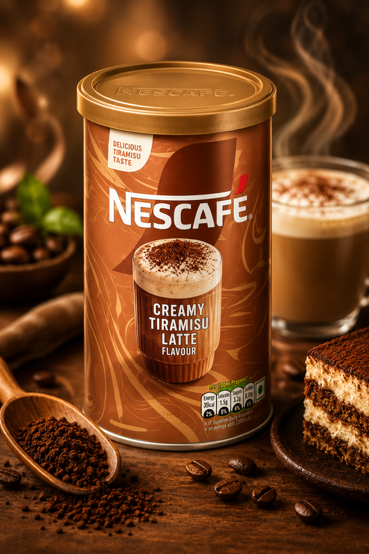 NESCAFE Creamy Tiramisu Latte, Instant Coffee Mix, 260g (Pack of 02) (UK)
