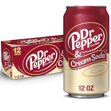 Dr Pepper Cream Soda – Smooth & Creamy Soft Drink | Buy Online 355ML (Pack of 03)
