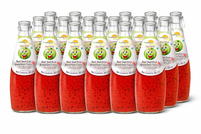 American Delight Watermelon Basil Seed Drink ( pavk of 24)