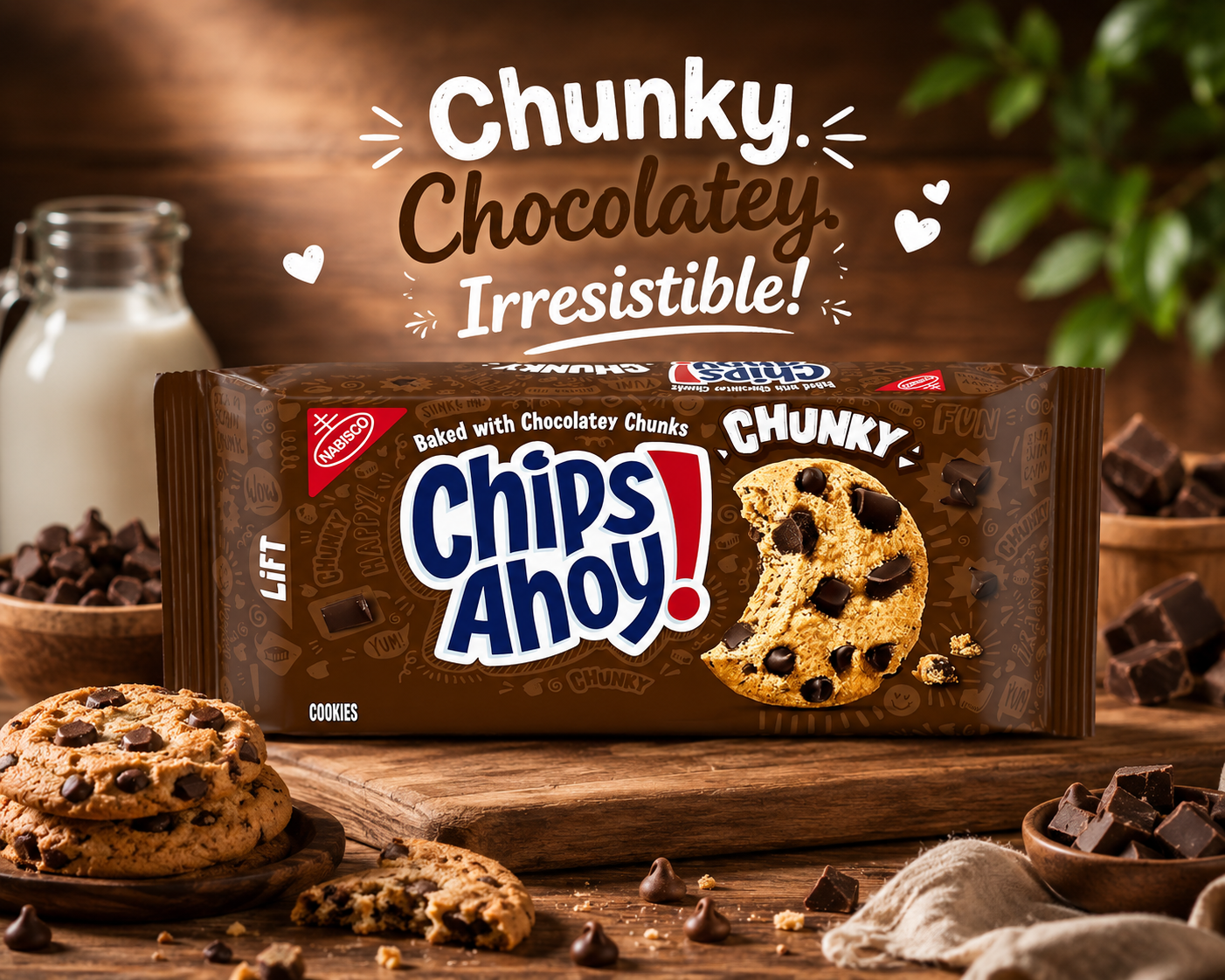 Chips Ahoy!! Real Chocolate Chunky Cookies, 333 Gram (USA)