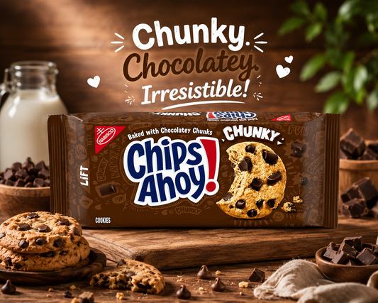 Chips Ahoy!! Real Chocolate Chunky Cookies, 333 Gram (USA)