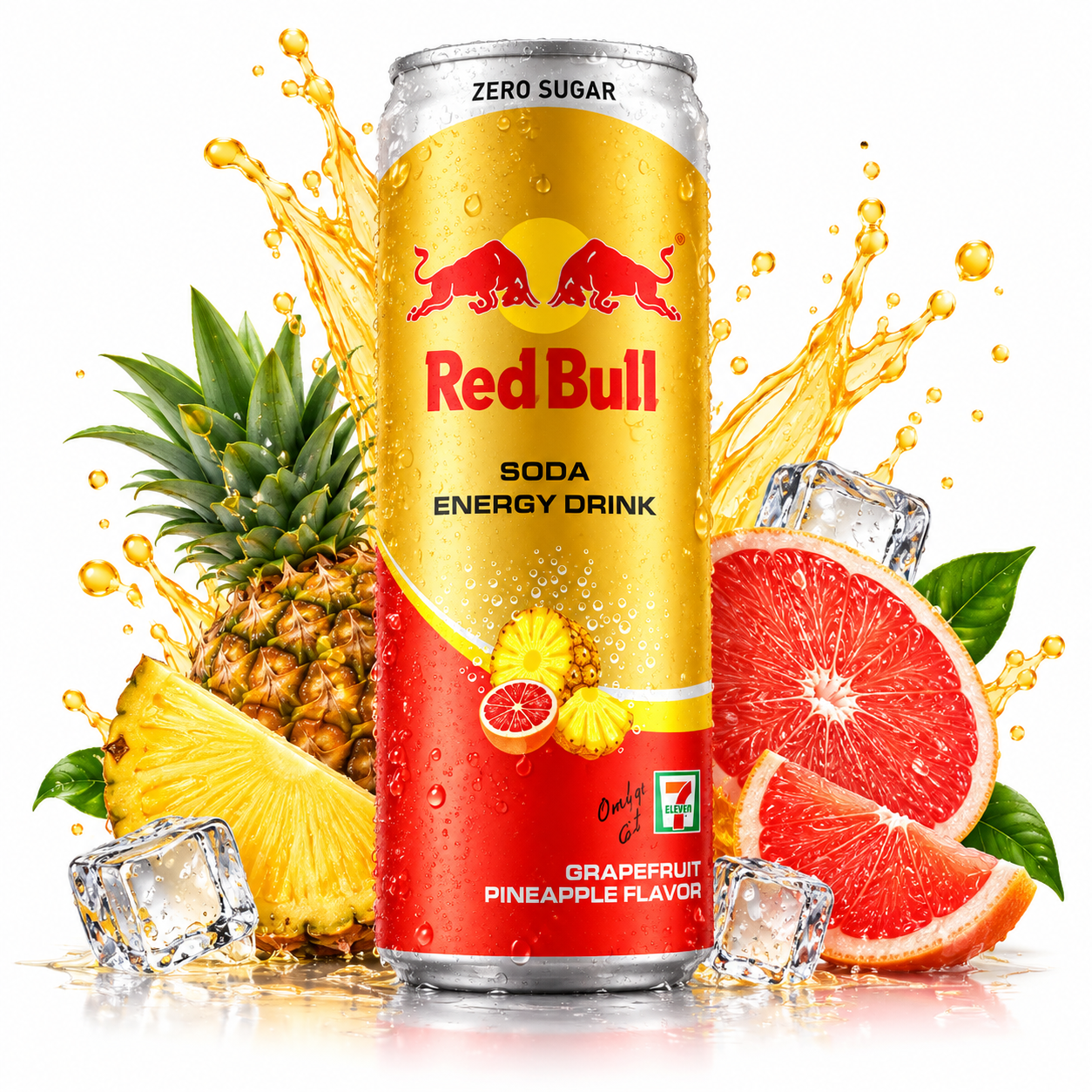 Red Bull Soda Energy Drink – Pomelo Flavor | Zero Sugar | 250ml (Pack of 02) (Malaysia)