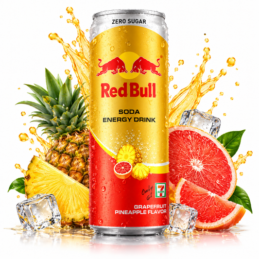 Red Bull Soda Energy Drink – Pomelo Flavor | Zero Sugar | 250ml (Pack of 02) (Malaysia)