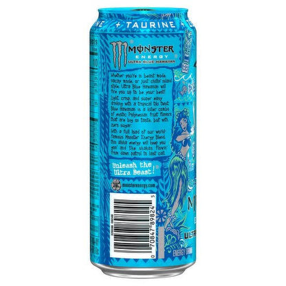 Monster Energy Ultra Blue Hawaiian Zero Sugar – 355ml (USA)