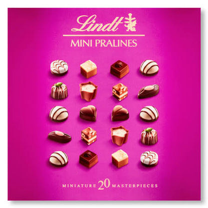 Lindt Mini Pralines Assorted Swiss Chocolates – 20 Pieces | (Switzerland)