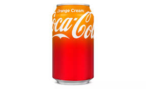 Coco Cola Orange Cream 355 ml (UK) ( pack of 2 )