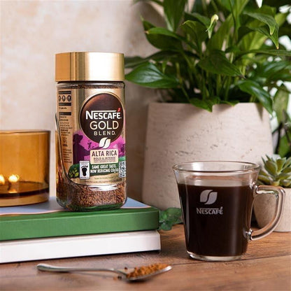 NESCAFÉ Alta Rica Gold Blend – Bold & Intense 100% Arabica Instant Coffee | Intensity 8 | 95g (UK)