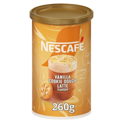 Nescafe Vanilla Cookie Dough Latte Flavour Instant Coffee Dessert Edition 260g (Pack of 02)